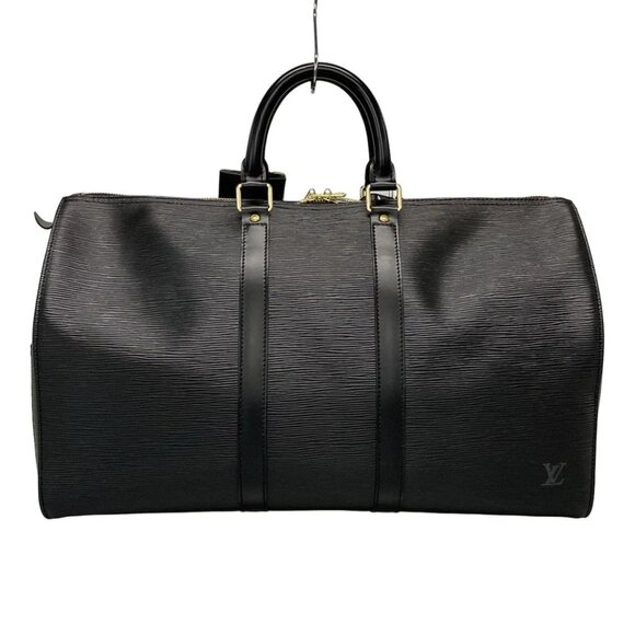 LOUIS VUITTON Keepall 45 Noir Epi Boston Bag 742-051725 - Picture 2 of 14